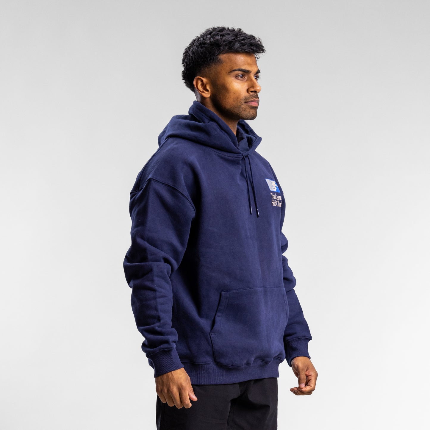 Track And Field Block Hood Unisex NAVY