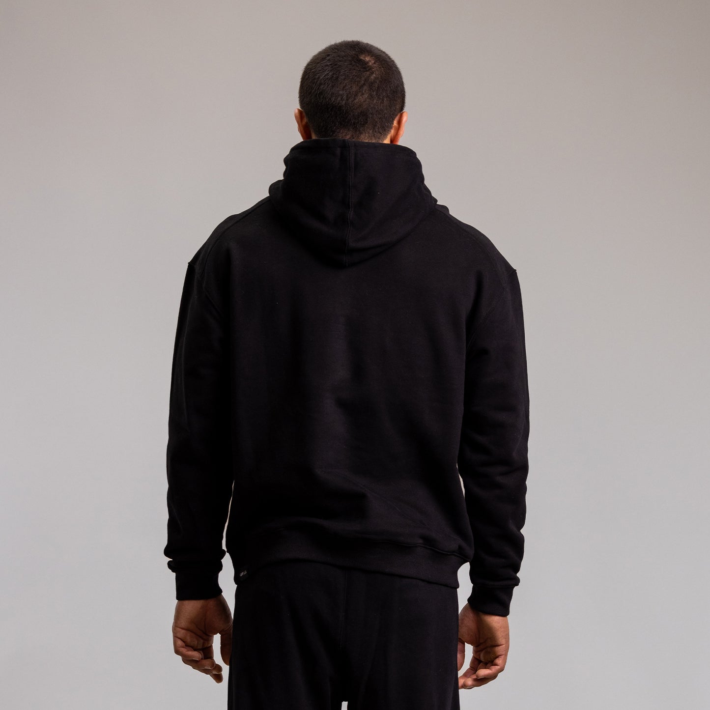 Capsize Box Block Hood Unisex BLACK