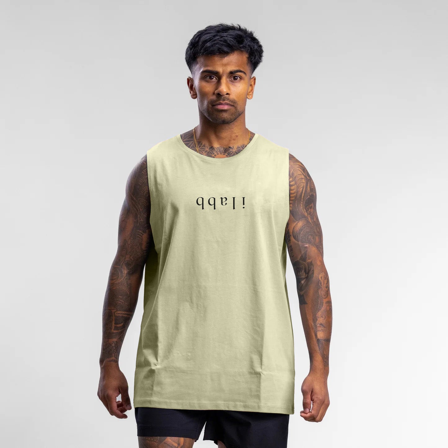 Capsize Space Block Tank Unisex Sage