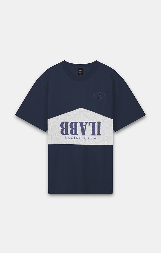 Irc Block Tee Unisex WASHED NAVY