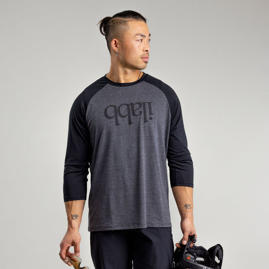 Lomond Capsize 3/4 Jersey - Men's CHARCOAL/BLACK