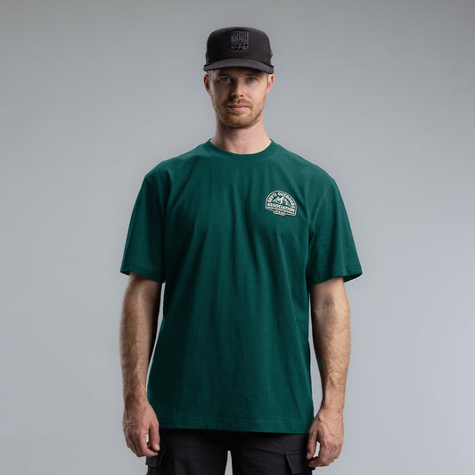 Outdoor Block Tee Unisex MOSS