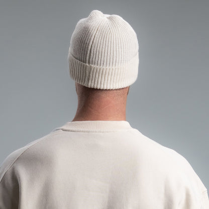 Merino 8" Fishermans Rib Beanie MIST