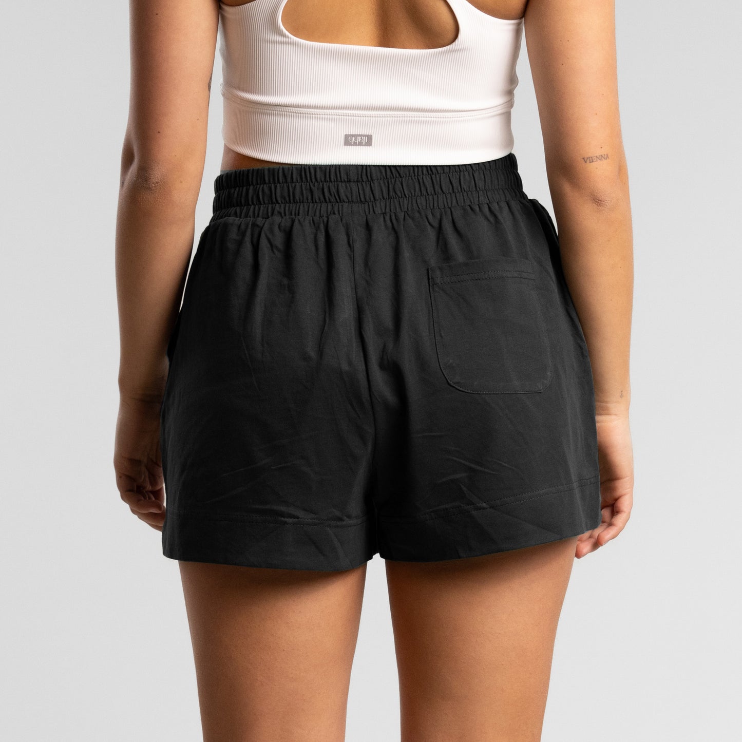 Script Box Short Women's BLACK