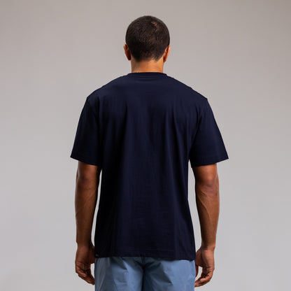 Braak Italic Block Tee Men's NAVY