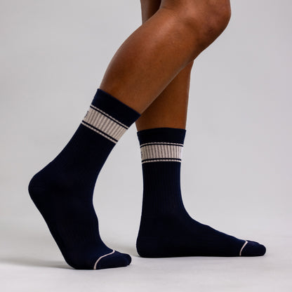 Capsize Stripe Crew 8" Sock Unisex