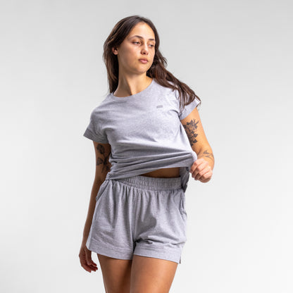 Capsize Box Tee Women's Grey Marle