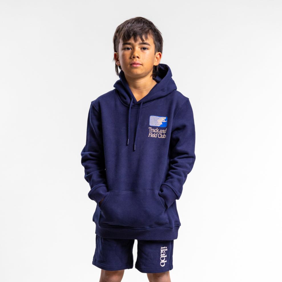 Track and Field Classic Hood Kid's NAVY