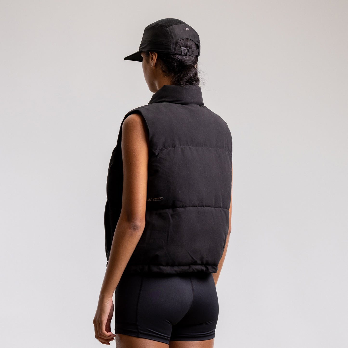 Cropped Puffer Vest Women's