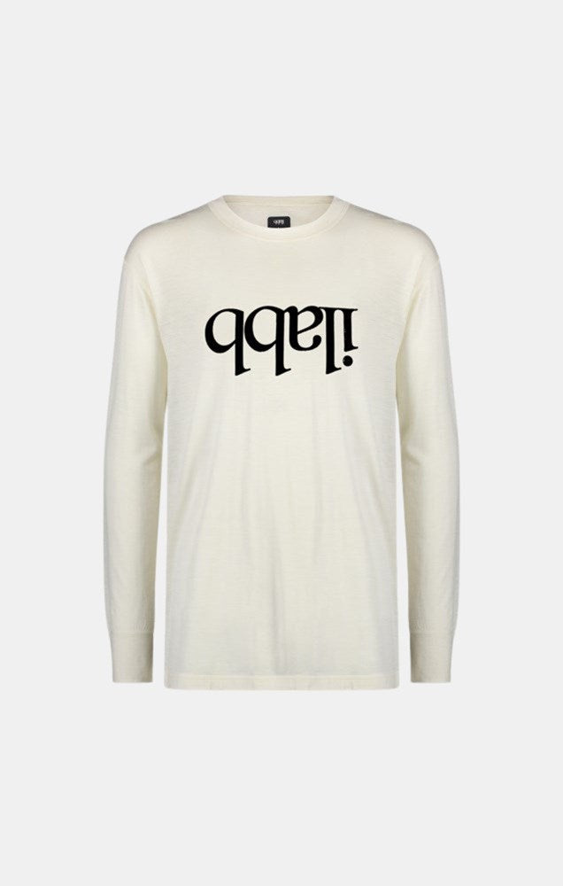 Men's Merino Long Sleeve Tee | Capsize - Off White - ilabb