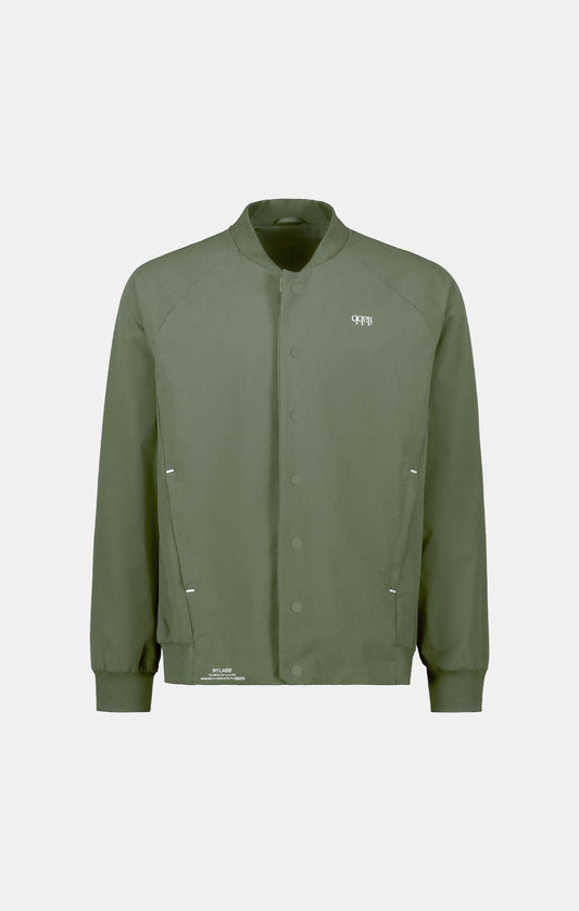 Unisex Commuter Bomber Jacket - Army Green - ilabb