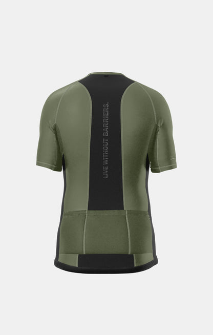 Men's Detour Fitted Top - Army Green - ilabb