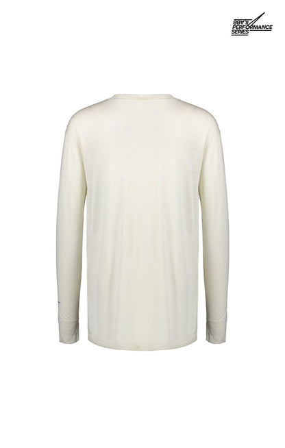 Men's Merino Long Sleeve Tee - Off White - ilabb