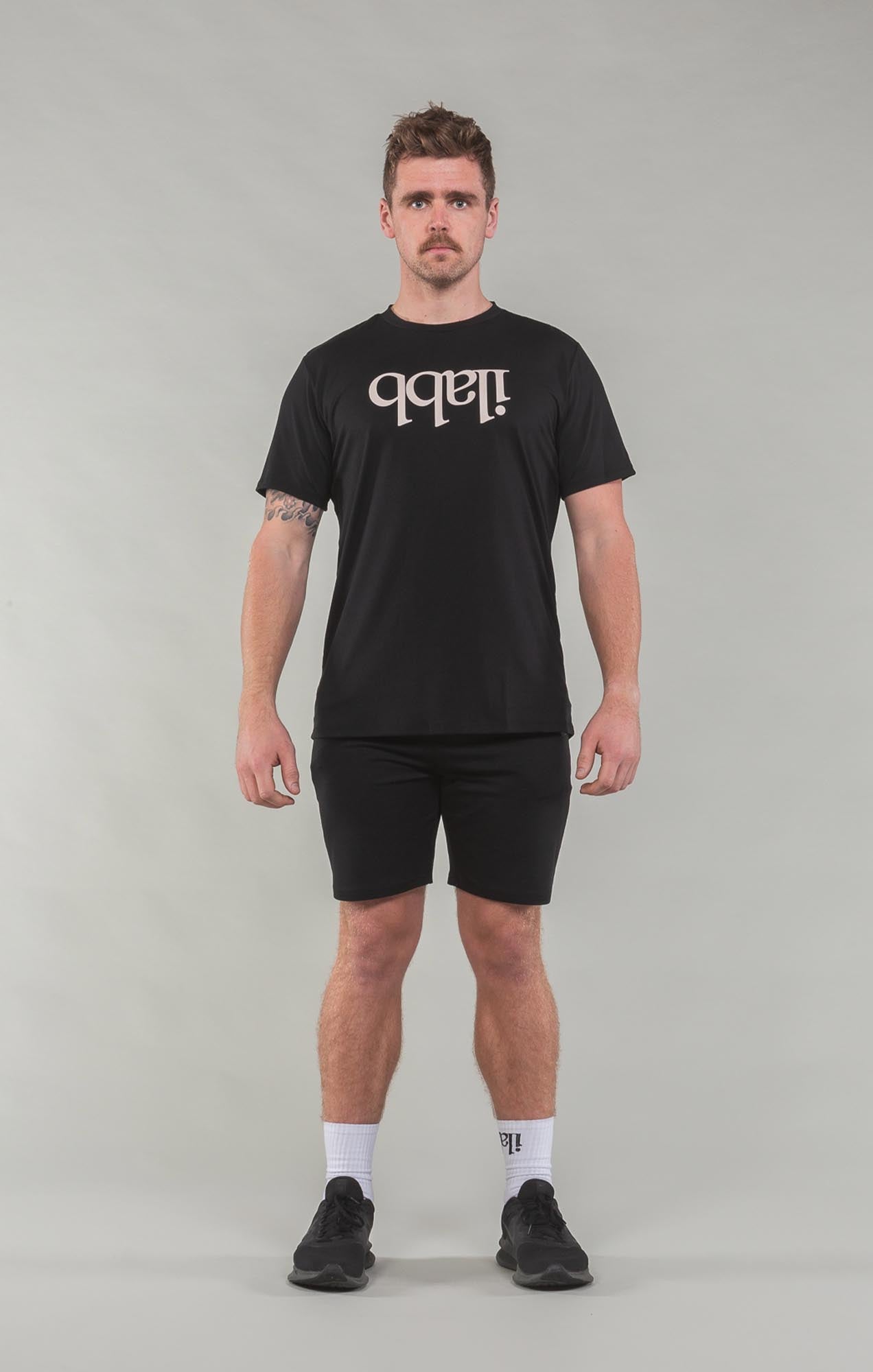 Men's Lomond Capsize Tee - Black - ilabb