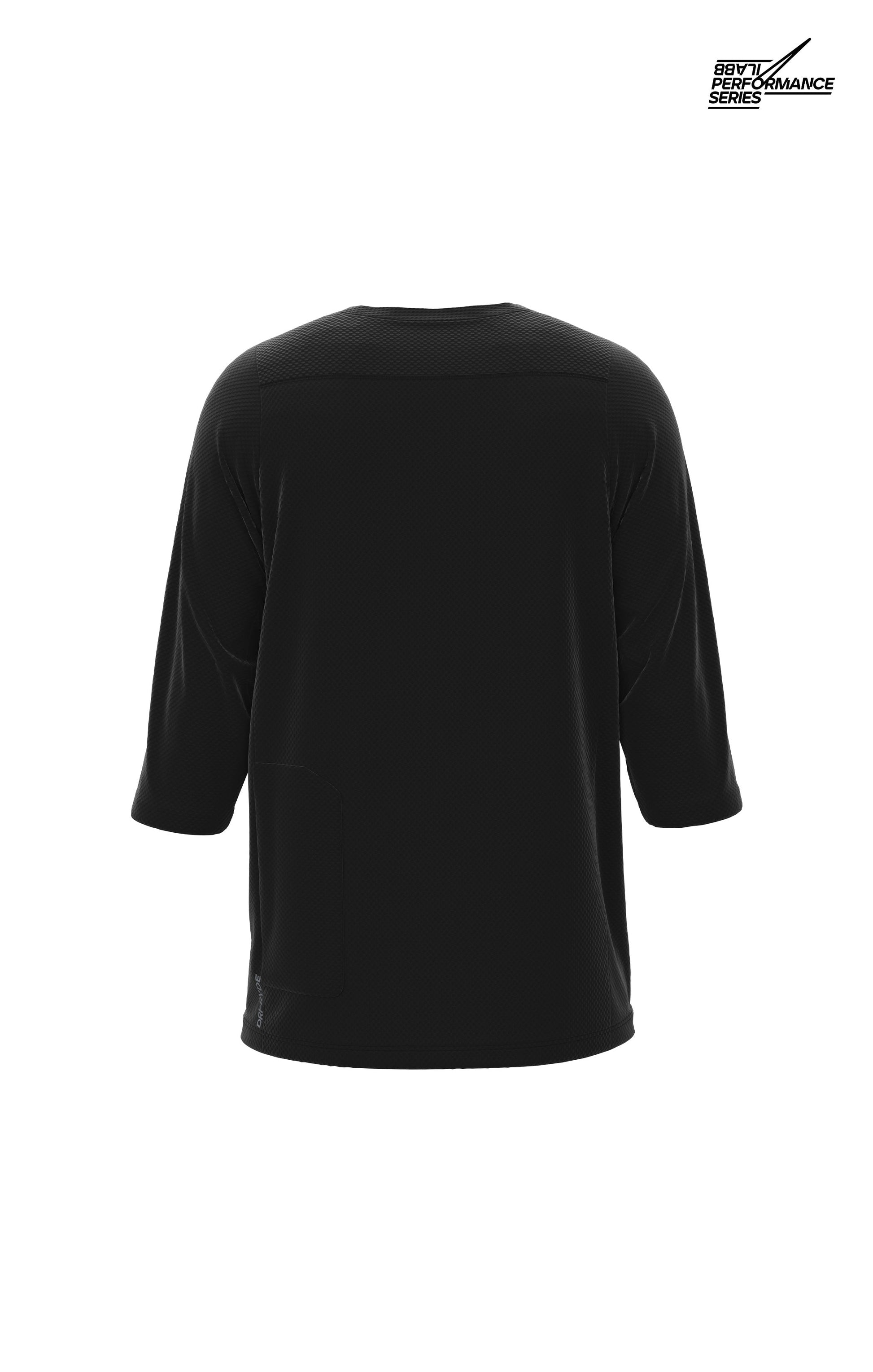 Men's Traverse 3/4 Jersey - Black - ilabb