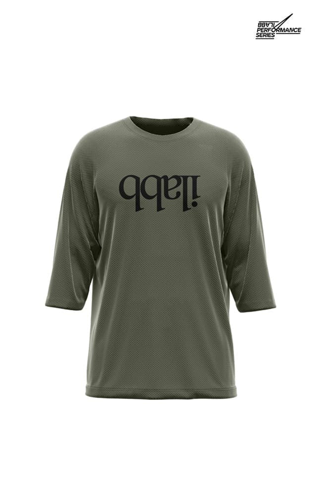 Men's Traverse Capsize 3/4 Jersey - Army Green - ilabb