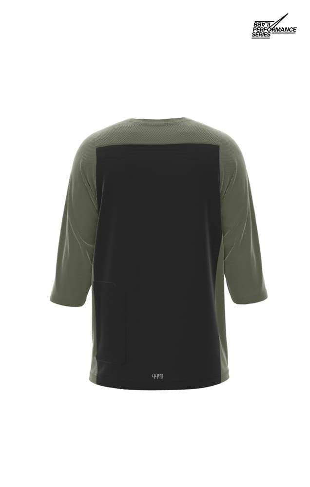 Men's Traverse Capsize 3/4 Jersey - Army Green - ilabb