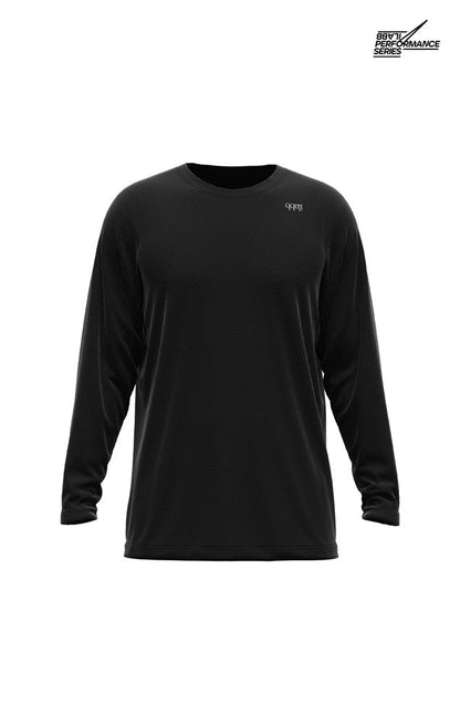 Men's Traverse Long Sleeve Jersey - Black - ilabb