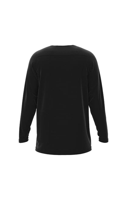 Men's Traverse Long Sleeve Jersey - Black - ilabb