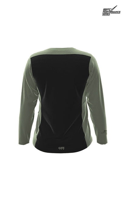 Women's Traverse Capsize Long Sleeve Jersey - Army Green - ilabb