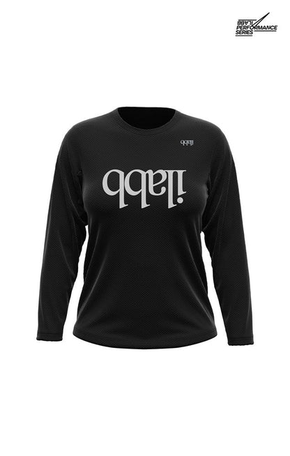 Women's Traverse Capsize Long Sleeve Jersey - Black - ilabb