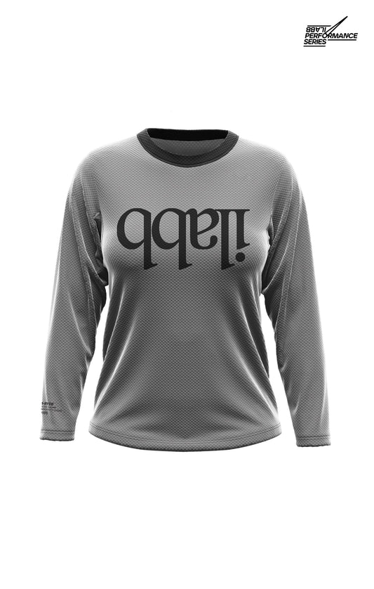 Women's Traverse Capsize Long Sleeve Jersey - Grey - ilabb