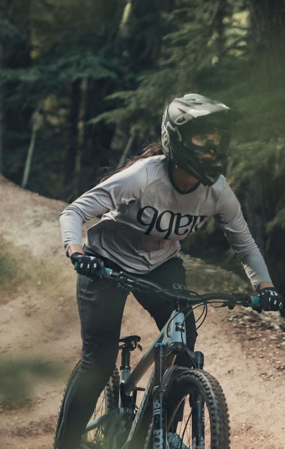 Women's Traverse Capsize Long Sleeve Jersey - Grey - ilabb